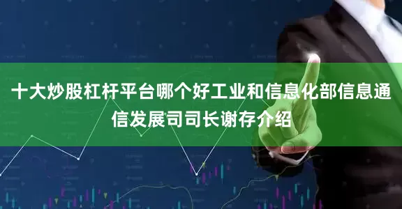 十大炒股杠杆平台哪个好工业和信息化部信息通信发展司司长谢存介绍