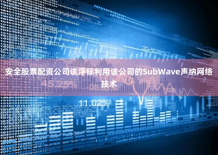 安全股票配资公司该浮标利用该公司的SubWave声纳网络技术